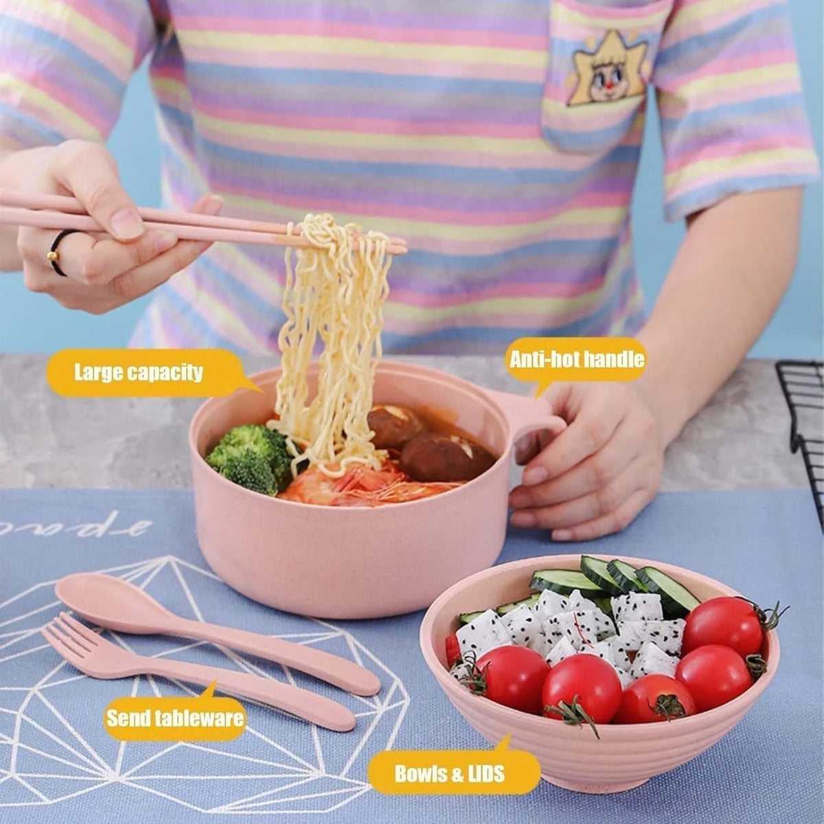 Ramen Bowl Set Ramen Noodles Bowl With Chopsticks Ramen
