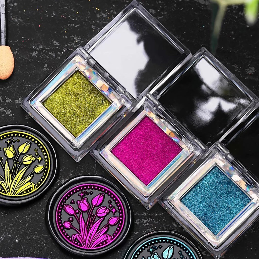 1pc Wax Seal Magic Mirror Powder (6 colors available) Wax Seal Highlighting Powder Colouring Paste Gold Powder Fire Paint Paste