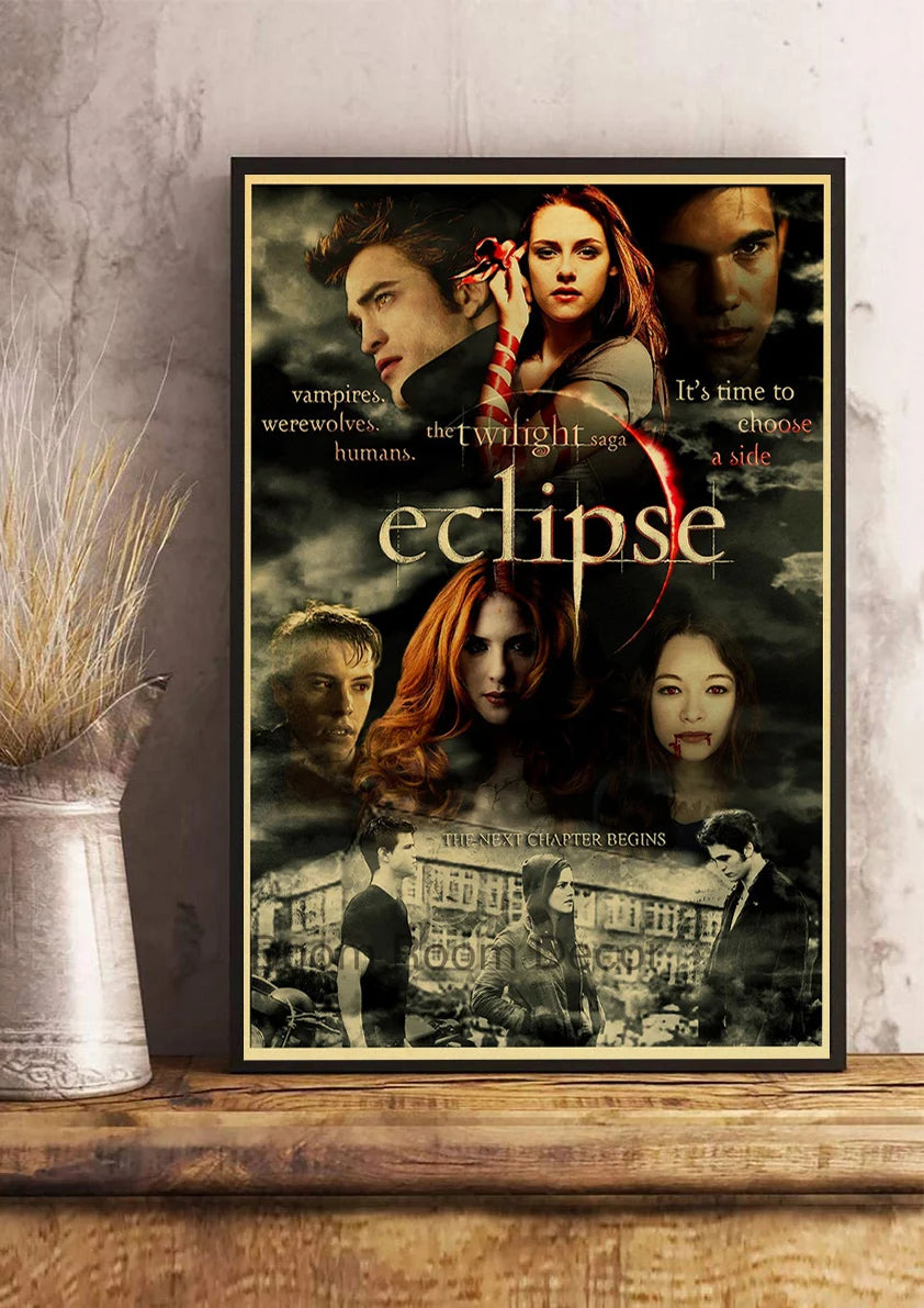 Film TV Movie Twilight Vintage Posters Wall Bedroom Painting Nostalgia Decor Aesthetic Cartoon Art Gift Print Art Wall Paintings
