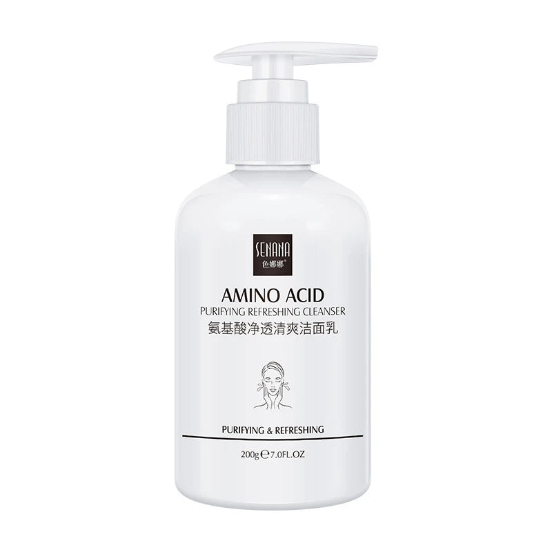 Amino Acid Facial Cleanser Deep Cleansing Moisturizing Oil Control Cleaner Mild Cleansing Gel Skin Care Face Washing Products