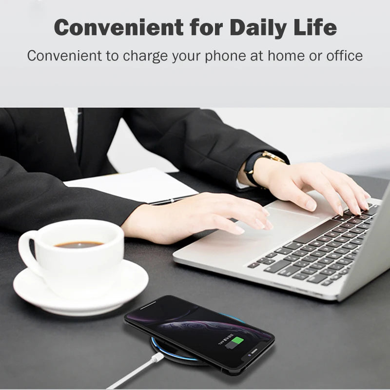 15W Fast Wireless Charger for Xiaomi 15 14 13 12 12S Pro Ultra/Xiaomi 14T Pro Wireless Charging Pad with Type-C Cable