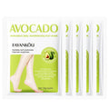 1/3/5 Pairs Avocado Exfoliating Foot Mask Feet Pedicure Remove Dead Skin Moisturizing Foot Exfoliator Feet Masks Skin Care