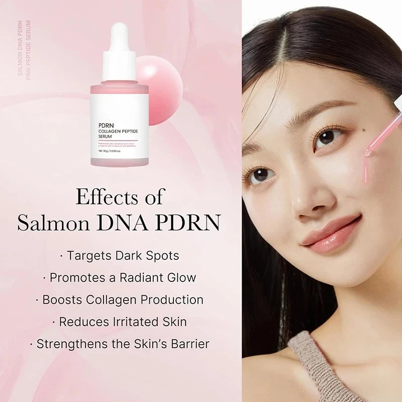 Collagen Peptide Facial Serum for Dull Skin Boosts Elasticity
