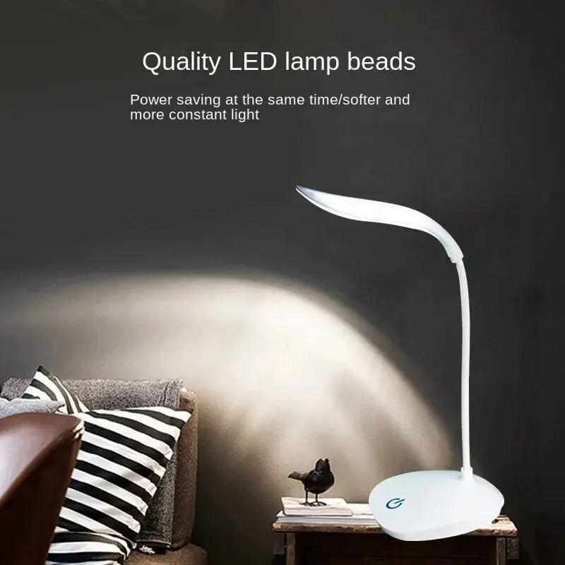 LED Desk Lamp Eye Protection Night Light Touch Dimmable Reading