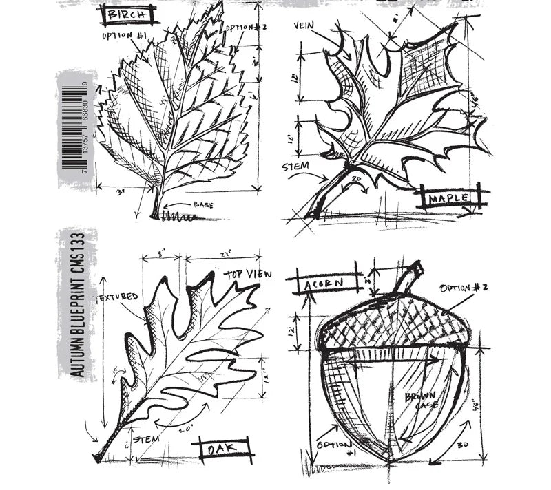 Stampersanonymous Christmas Halloween Stamp for DIY Card Scrapbook Embossed