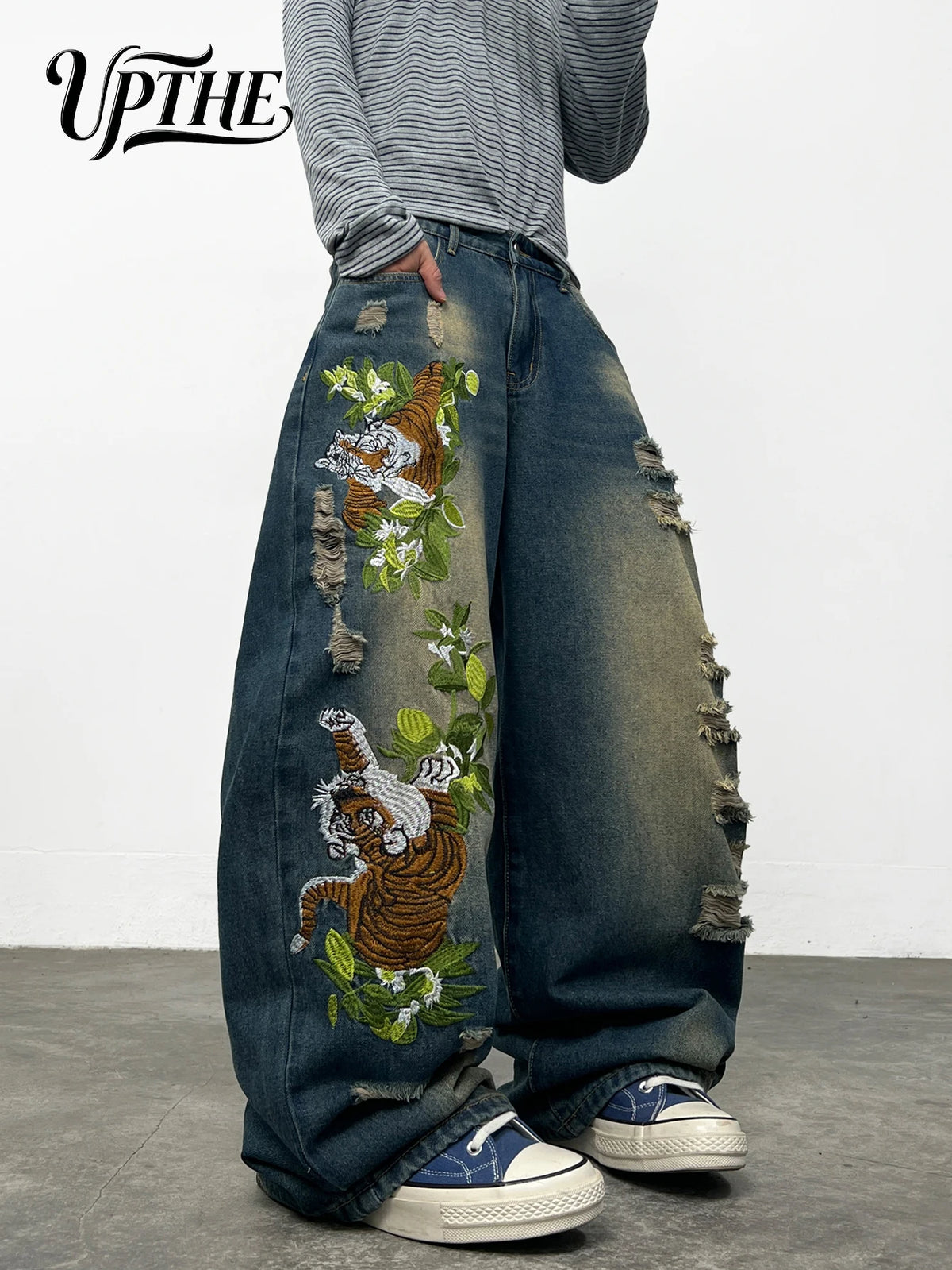 Men's Baggy Wide Leg Jeans