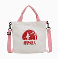 Attack on Titan Tote Bag Shopper Y2K Shoulder Sac Cabas Foldable