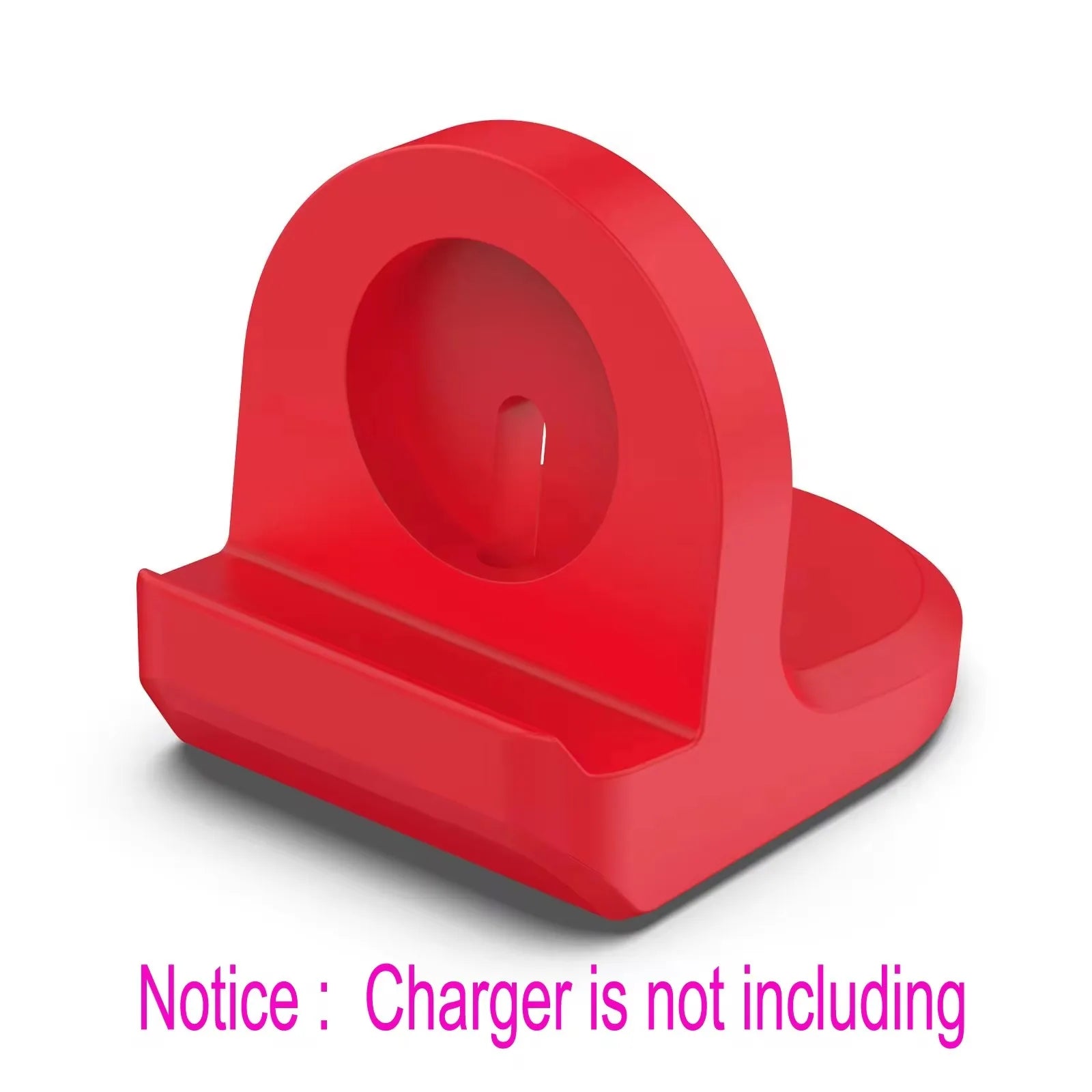 Wireless Charger Holder For Samsung Watch 7 40/44mm Charging Dock Station For Galaxy Watch 5/6 45/46mm Silicone Charger Cradle