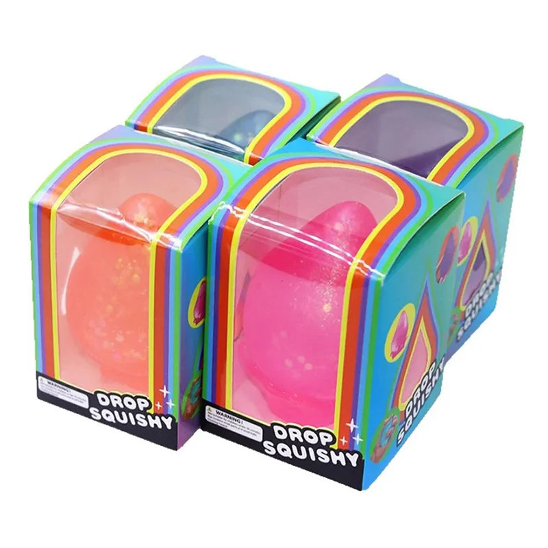 Ultra Big Water Droplet Pinching With Base Handmade Squeezing Silicone Pressure Relief Slow Decompression Rebound Kneading Gift
