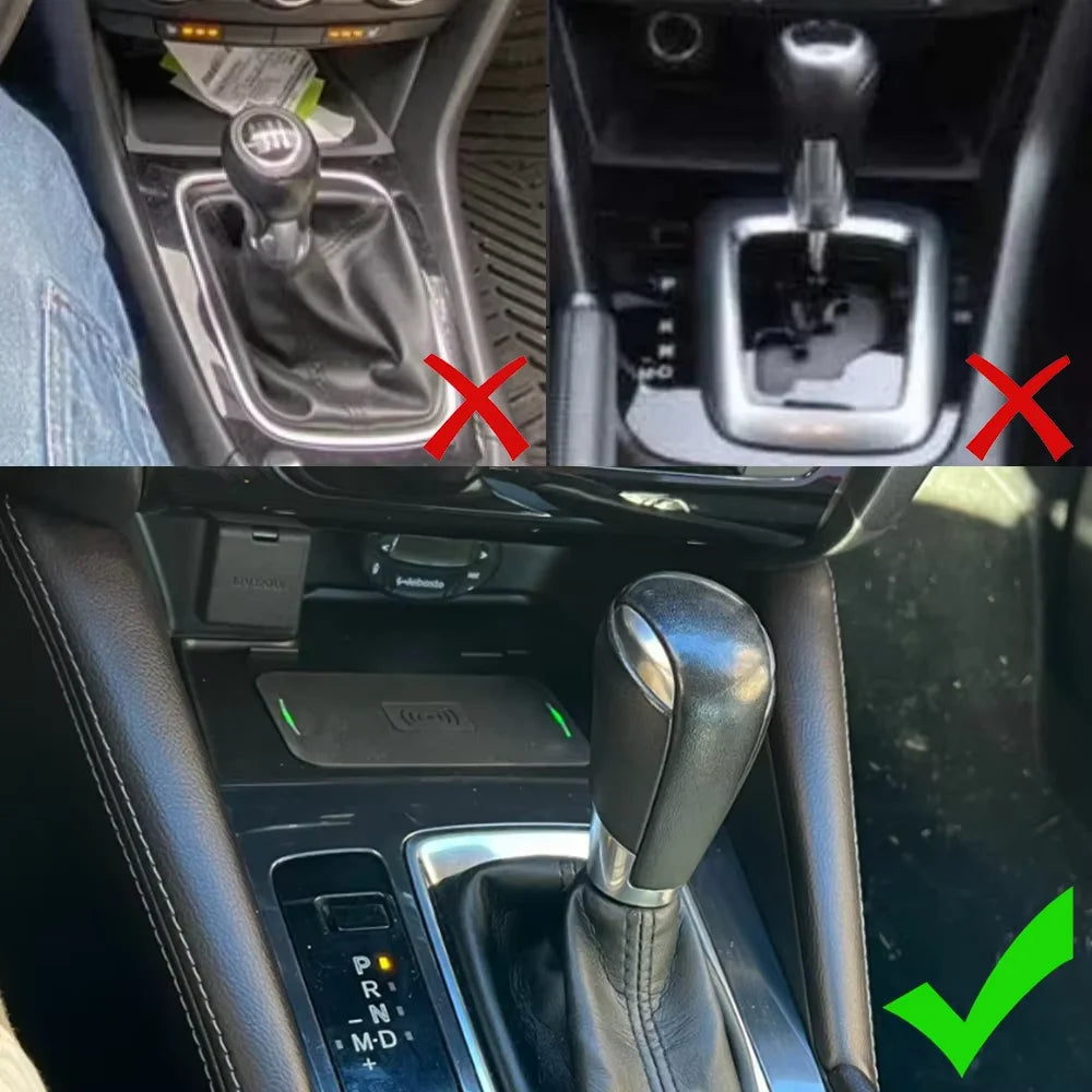 15w Fast Wireless charger pad For Mazda 6 Atenza 2016 2018 phone holder charge adapter mobile stand accessories interior