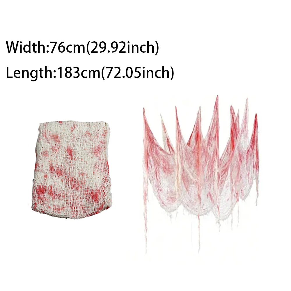 Bloody Gauze Halloween Haunted House Decor