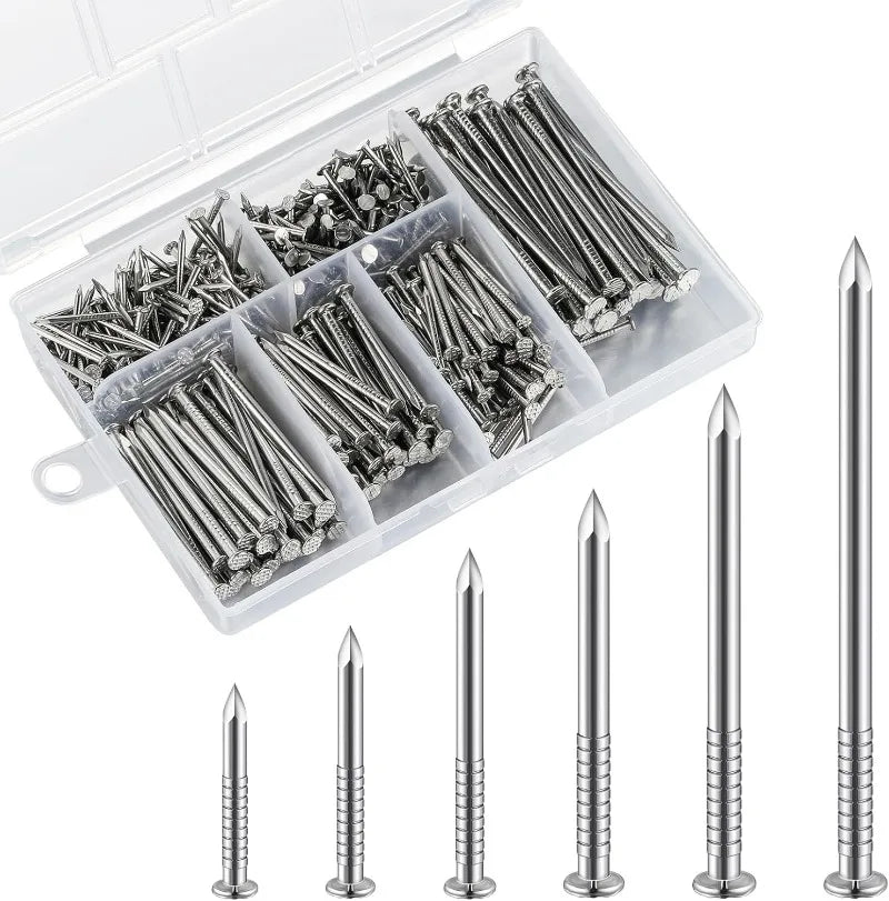 Stainless Steel Flat Head Woodworking Extended Hardware Nails Rust