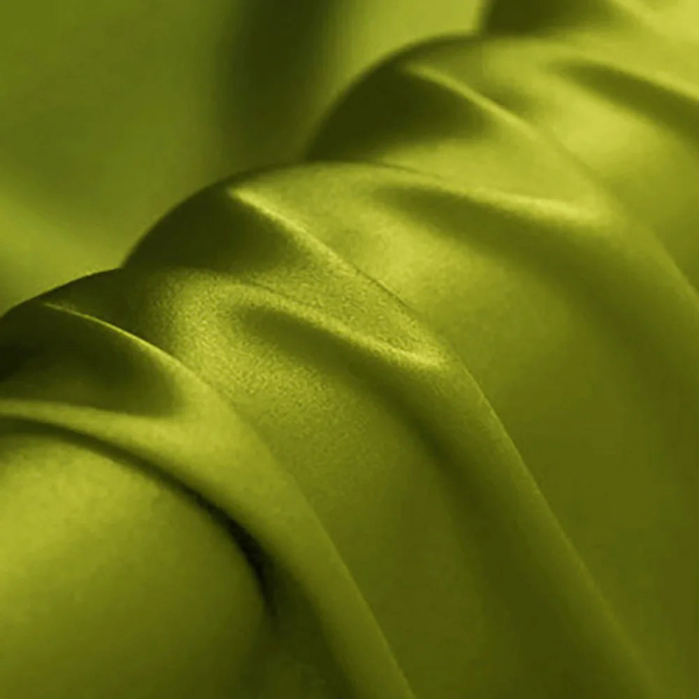 CISULI Pure Silk Stretch Satin Fabric,16momme,Width 140cm,Silk Lycra,Shirt and Dress Cloth Material