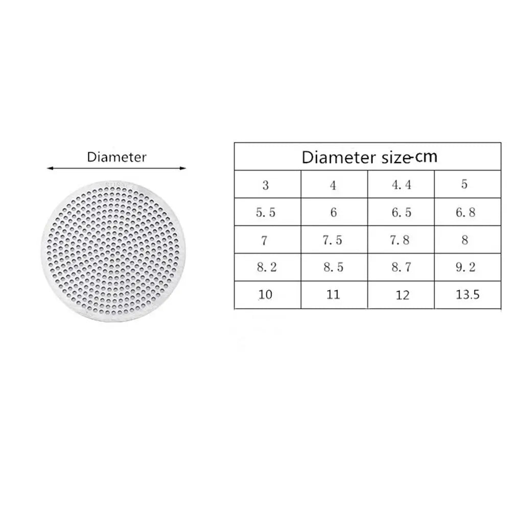 304 Stainless Steel Hair Filter Mesh Floor Drain Net Sewer Isolation Net Kitchen Bathroom Balcony Round Shower Drain Cover