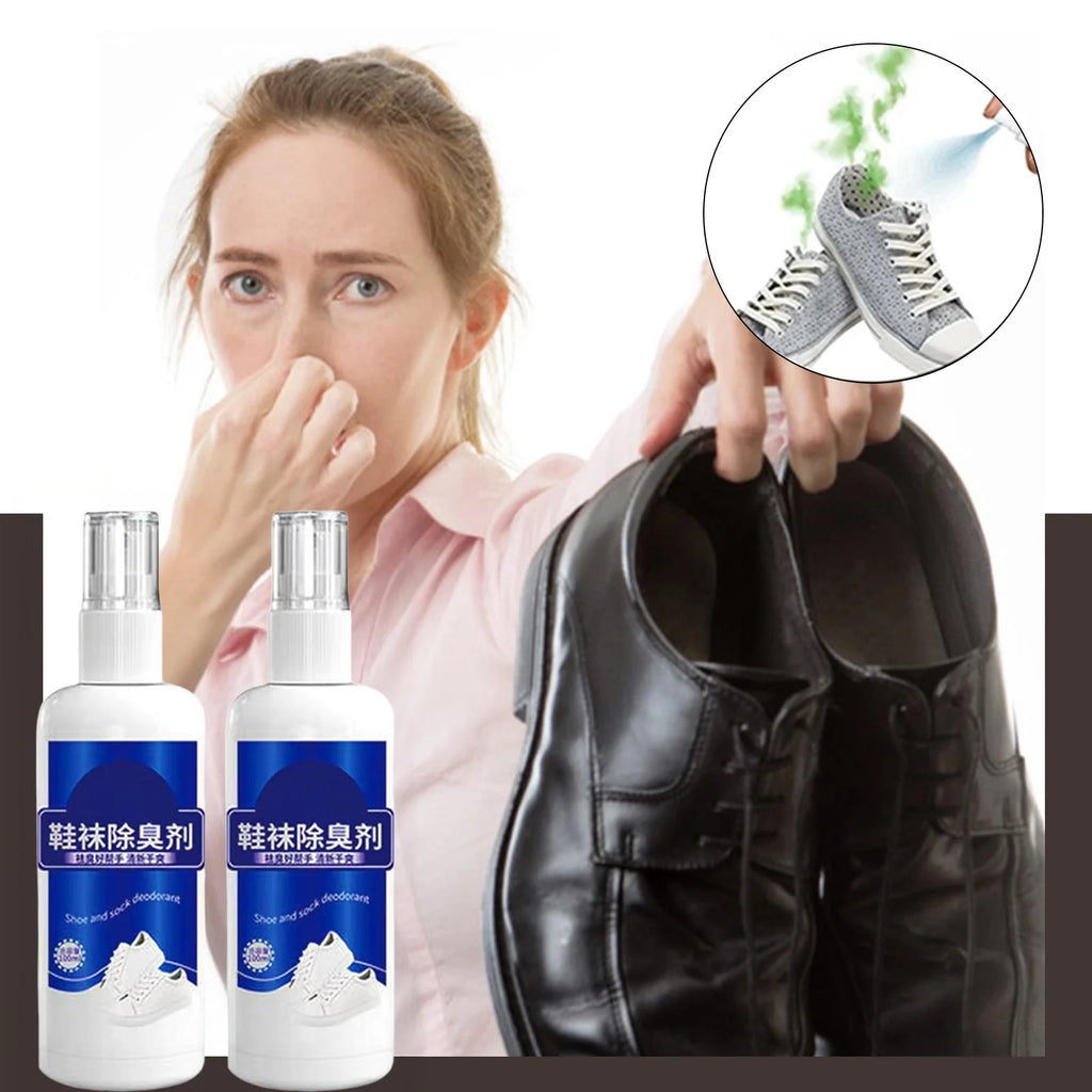 Shoes Deodorizing Removal Spray Foot Socks Odor Stink Freshener