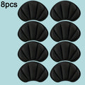 8-Piece Heel Pads, Self-Adhesive Anti-Slip Protective Pads - Thick, Non-Slip, Shock-Absorbing Insoles That Enhance Shoe Comfort, Prevent Chafing and Slipping Off, Suitable for Casual Shoes, Sneakers, and White Shoes, Shoe Siz