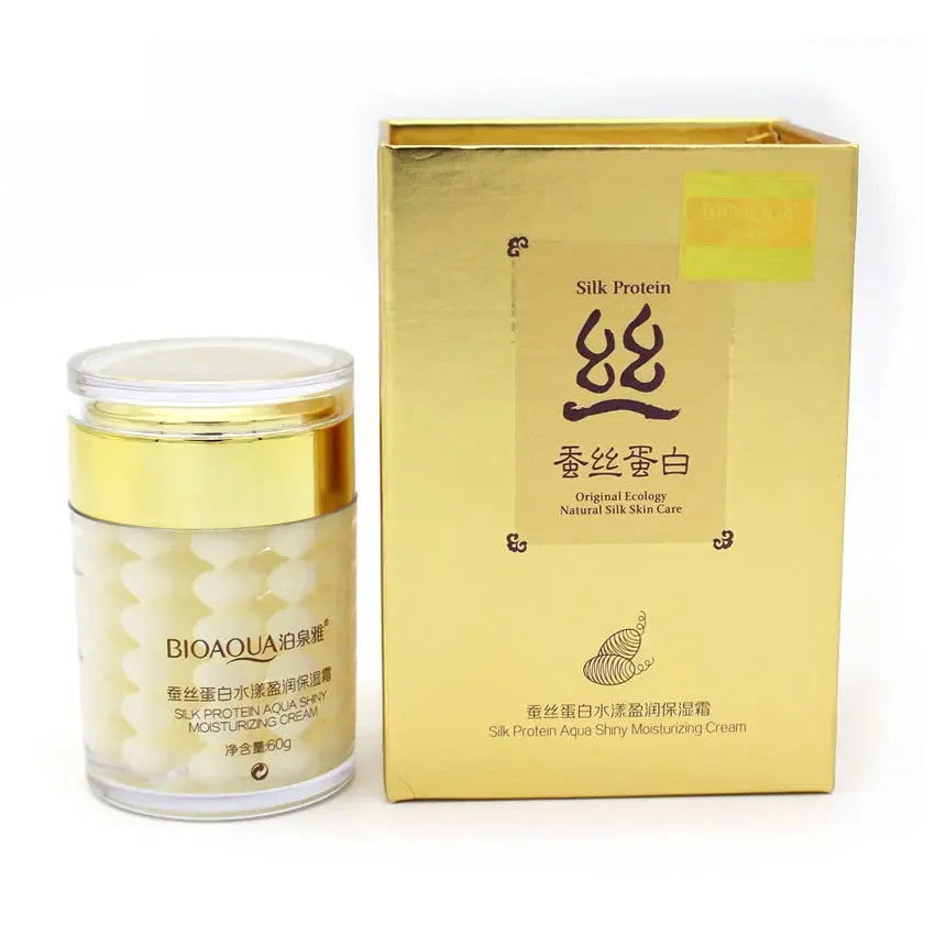 60g Collagen Protein Moisturizer Face Cream Anti Wrinkle Age Anti Acne Whitening Cream Bioaqua Silk Skin Care Ageless Products