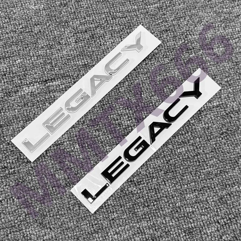 3D ABS LEGACY Logo Badge Car Stickers Rear Trunk Body Decal Car