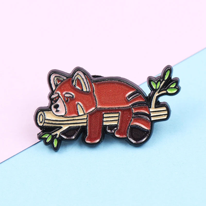 Cute Animal Series Enamel Brooch Alloy Pin Cartoon Kawaii Capybara Cat Dog Duck Pet Backpack Lapel Badge Jewelry Gift for Kids