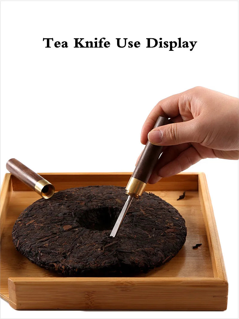 Kungfu Tea Set Accessories, Tea Ceremony, Six Gentlemen Whole Set, Black Sandalwood, Solid Wood Tea Clip, Bamboo Tweezers