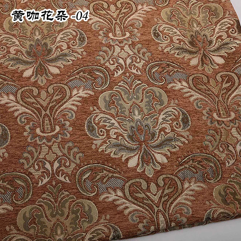 Jacquard Chenille Sofa Fabric European Style High Precision for Upholstery Home Decor Drapery Covers By Meters