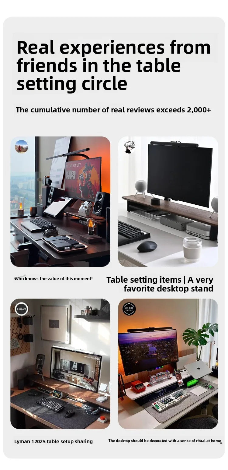 Modern Solid Wood Monitor Stand Riser Modular Computer Desk Organizer Ergonomic Computer Tables Z3 Pro Home Office System