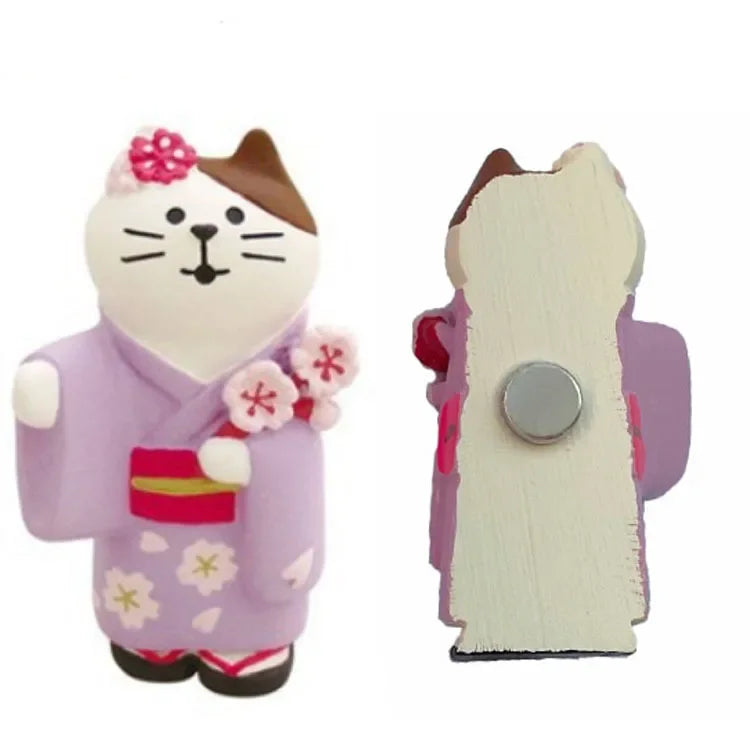 Resin Cute Cartoon Cat Fridge Magnetic Sticker Kawaii Zakka 3D Refrigerator Magnet Cute Magnets Home Decor New مغناطيس ثلاجة