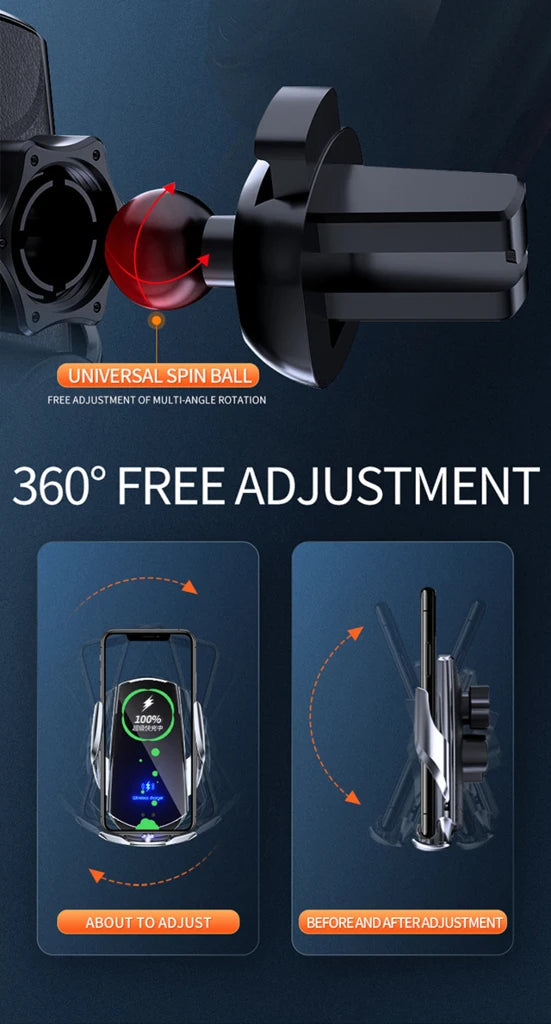 For Car AUDI Q7 4M 2016 2017 2018 2019 Car Phone Holder Special Fixed Base Wireless Charger Stand Mobile Phone Mount Accessories