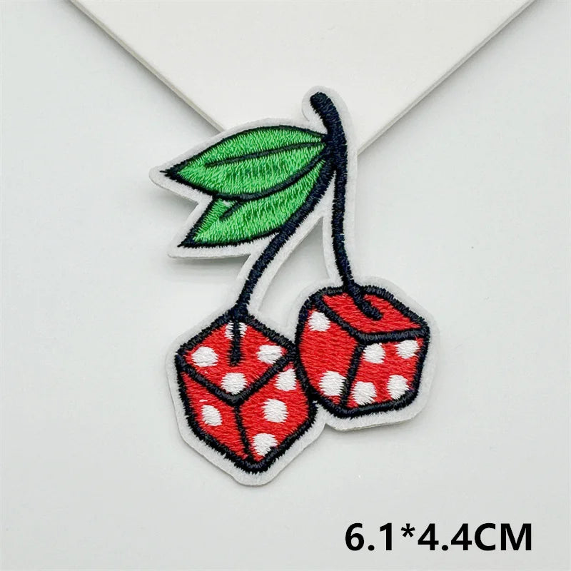 Cartoon Embroidery Sticker Decorative Ironing Sticker Sewing DIY Pink Bowknot Clothing Shoes Hat Bag Patch
