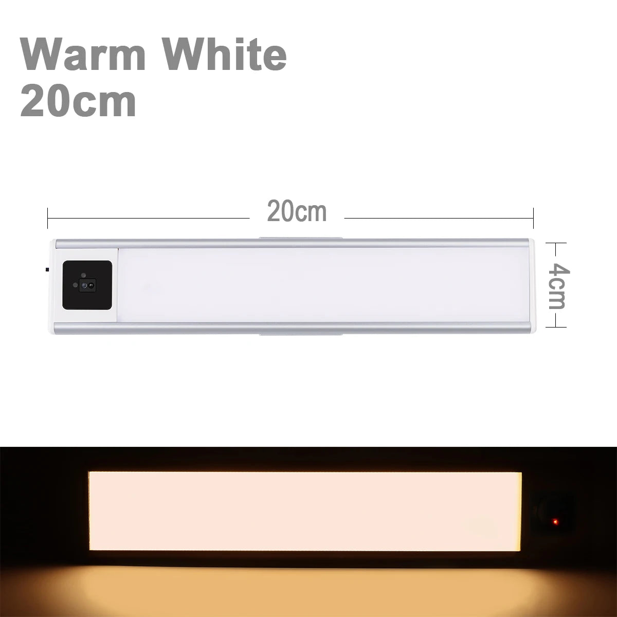 Wall Lamps Indoor LED Lighting Bar Hand Sweep Motion Sensor Light for Bathroom Kitchen Closet 5V USB Rrchargeable Mirror Light
