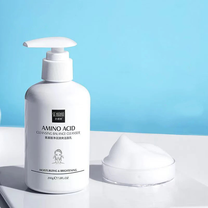 Amino Acid Facial Cleanser Deep Cleansing Moisturizing Oil Control Cleaner Mild Cleansing Gel Skin Care Face Washing Products