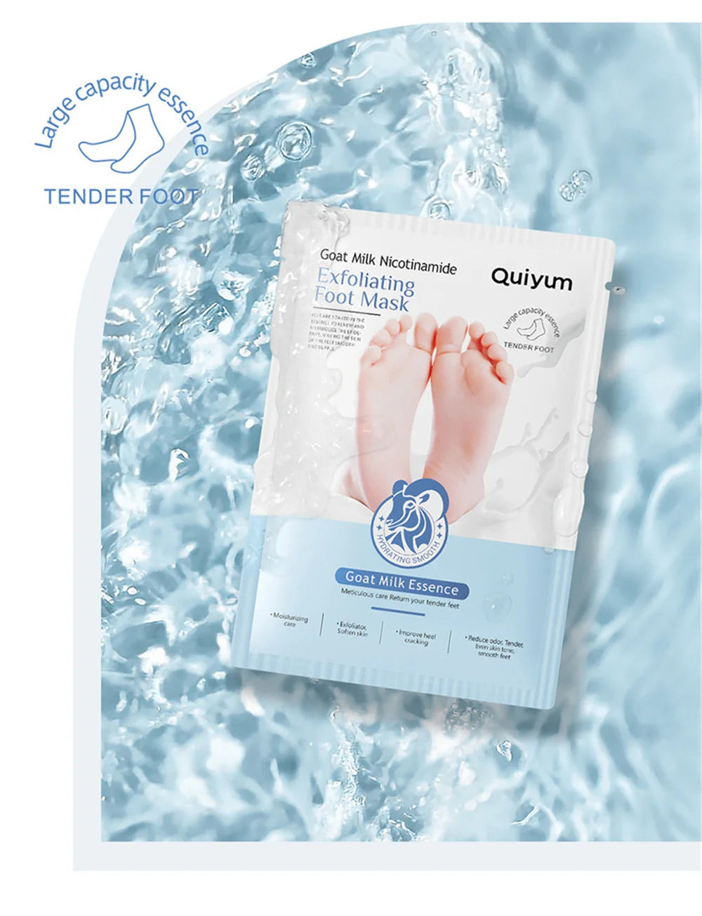 Exfoliating Foot Mask Feet Peeling Mask Spa Socks Smooth Dead Skin Remover Moisturizing Whitening Anti-Cracked Foot Skin Care