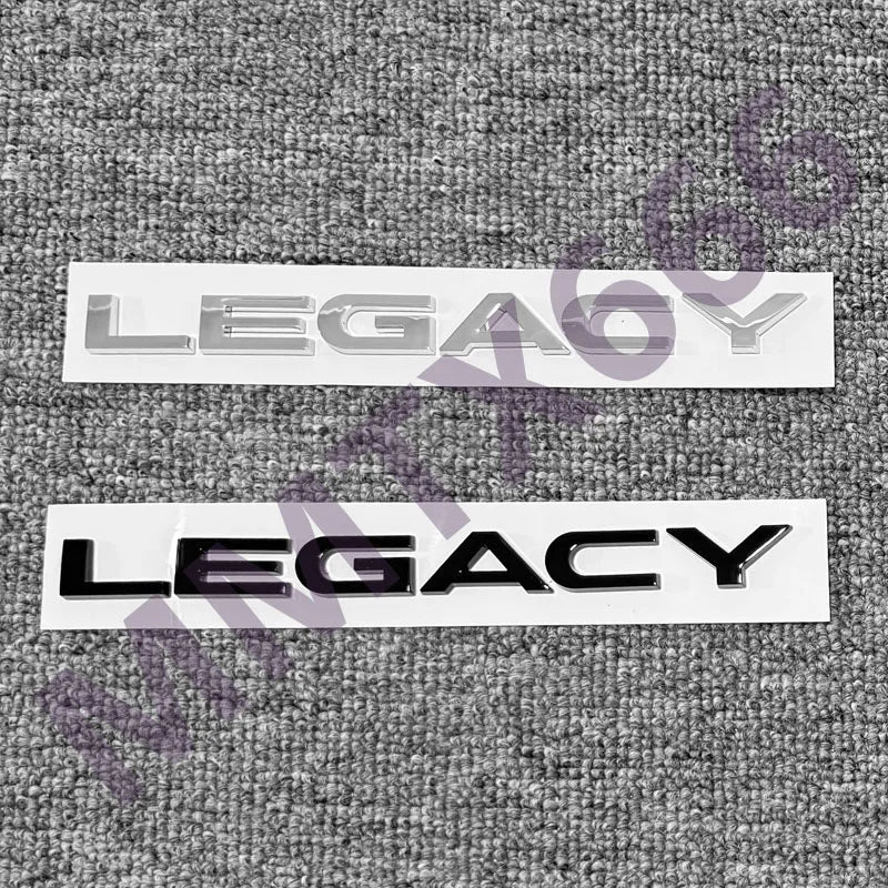 3D ABS LEGACY Logo Badge Car Stickers Rear Trunk Body Decal Car