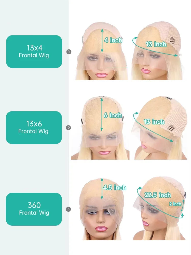 Honey Blonde Body Wave Lace Front Wig