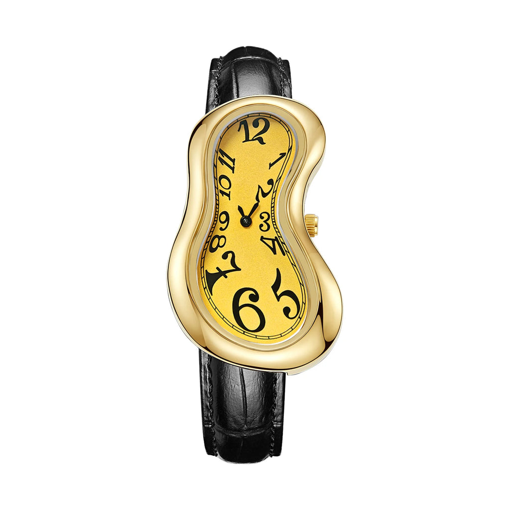 Melting Clock Surrealist Art Watch