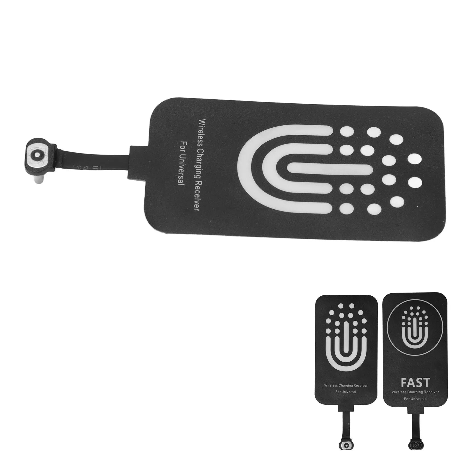 Type-C Wireless Charger Universal Ultra-Thin Wireless Charging Receiver Pad Includes Magnetic Charging Cable