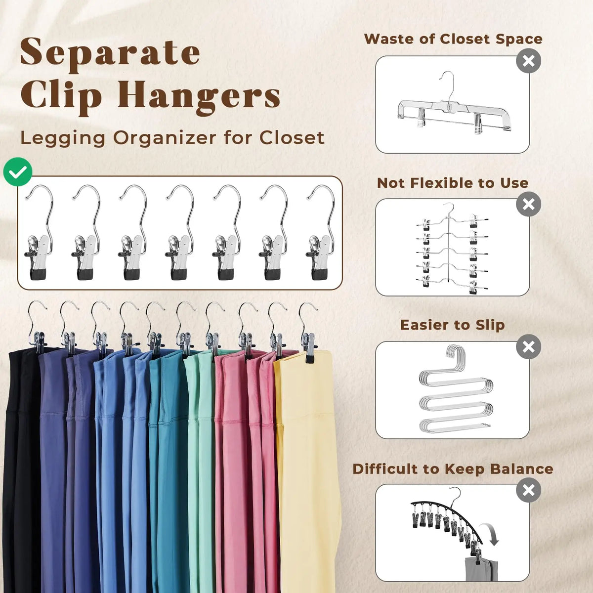 10pcs Stainless Steel Clothespin Clips Laundry Hanging Hooks Clip Multipurpose Boot Organizer Portable Home Storage Hangers