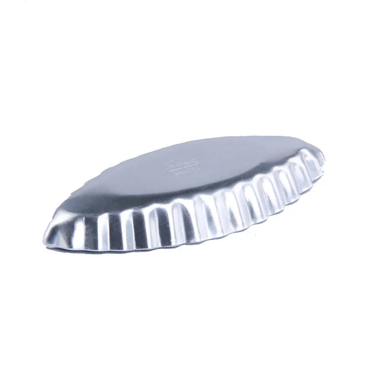 5/10/15pcs Boat Shape Egg Tart Mold Aluminum Cookies Fruit Cake Moulds For Kitchen Pudding Pastry Baking Decorating Tools