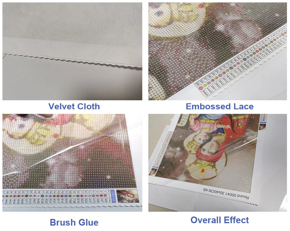 5D Fairy Dust Resin Diamond Painting Cartoon Cat Diamond Embroidery Mosaic Anime Girl Cross Stitch Set DIY Art Home Decor