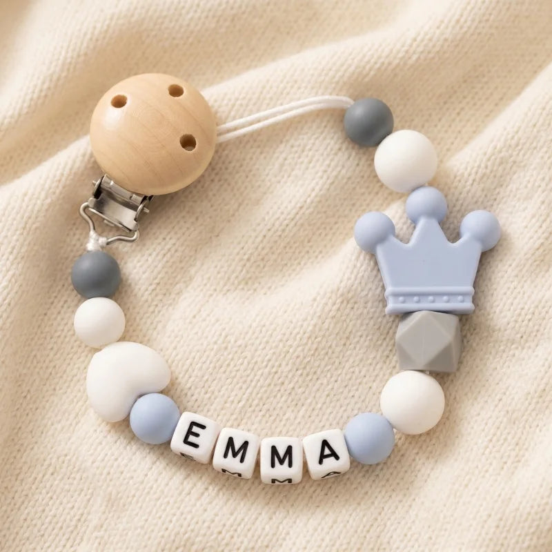 Personalized Name Pacifier Clip