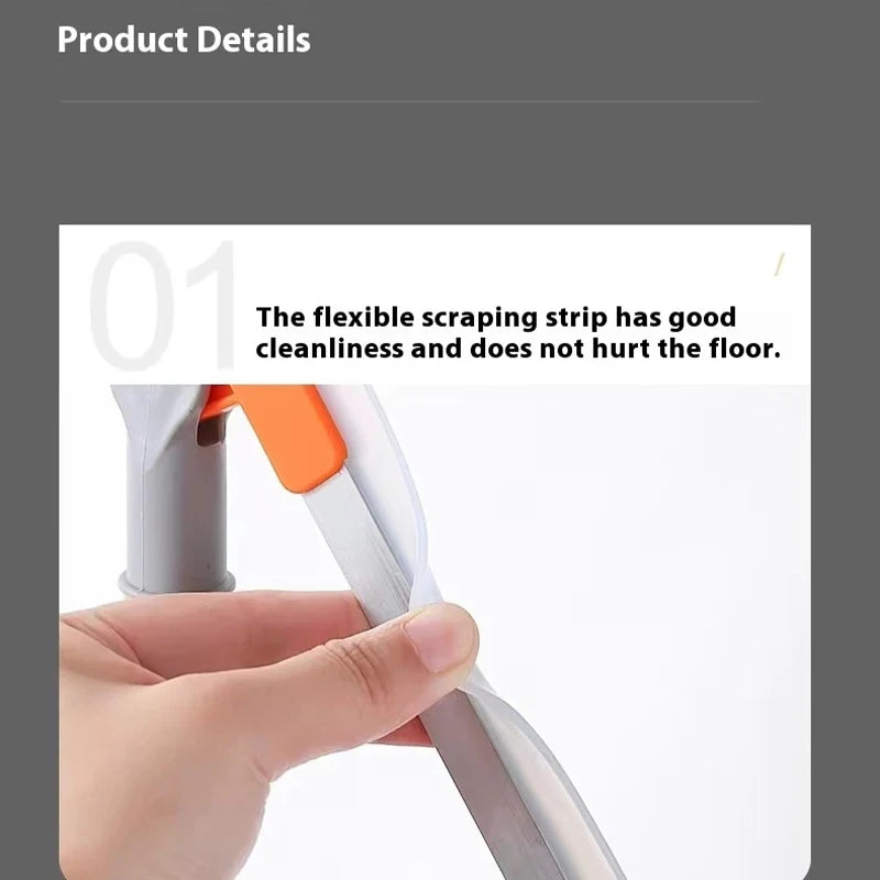 Multifunctional Magic Broom Water Scraper Silicone Wipers for Floor Scrubbing Water Sweep Floor Sweeping Kitchen Wipers