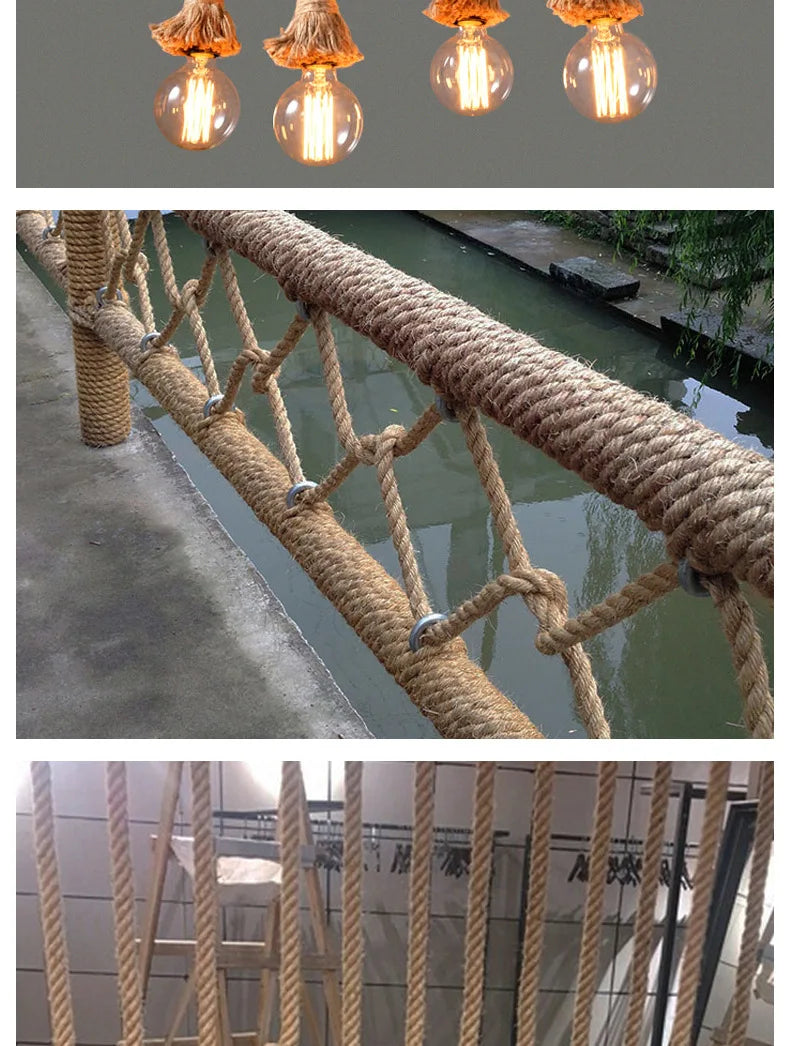10mm 10/30/50M Natural Jute Rope Twine Rolls Rope Hemp Twisted Cord Macrame String Pet Scratching Handmade DIY Craft Decoration