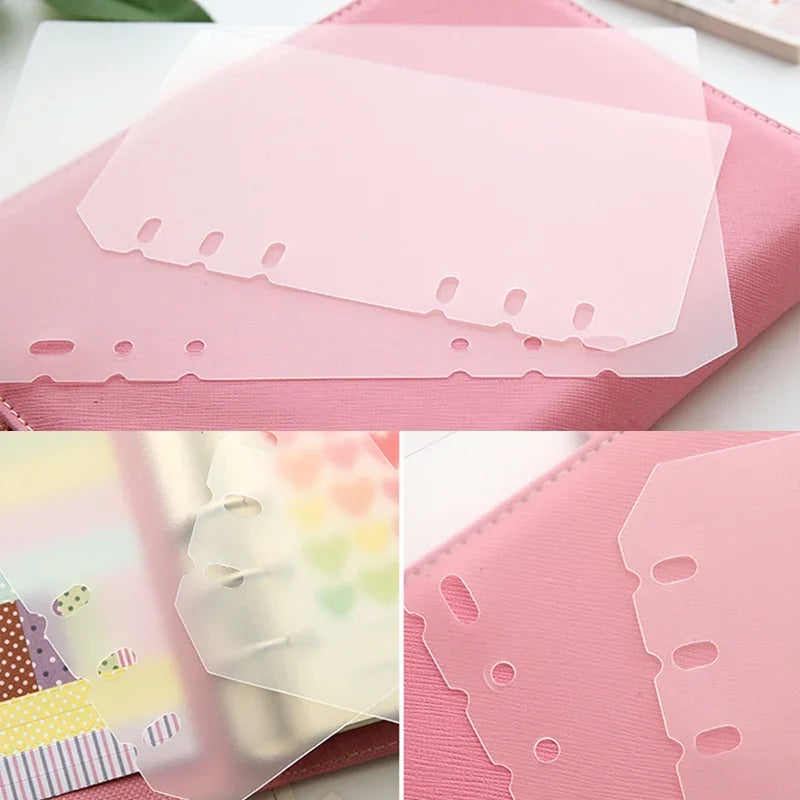 A4 B5 A5 A6 A7 2Pcs Loose-leaf Divider and