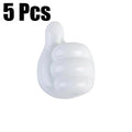 10PCS Thumb Wall Hook Cable Clip Wire Desk Organizer Brush Storage Wall Sticker Gadgets for Home/Office/Car USB Cable Organizer
