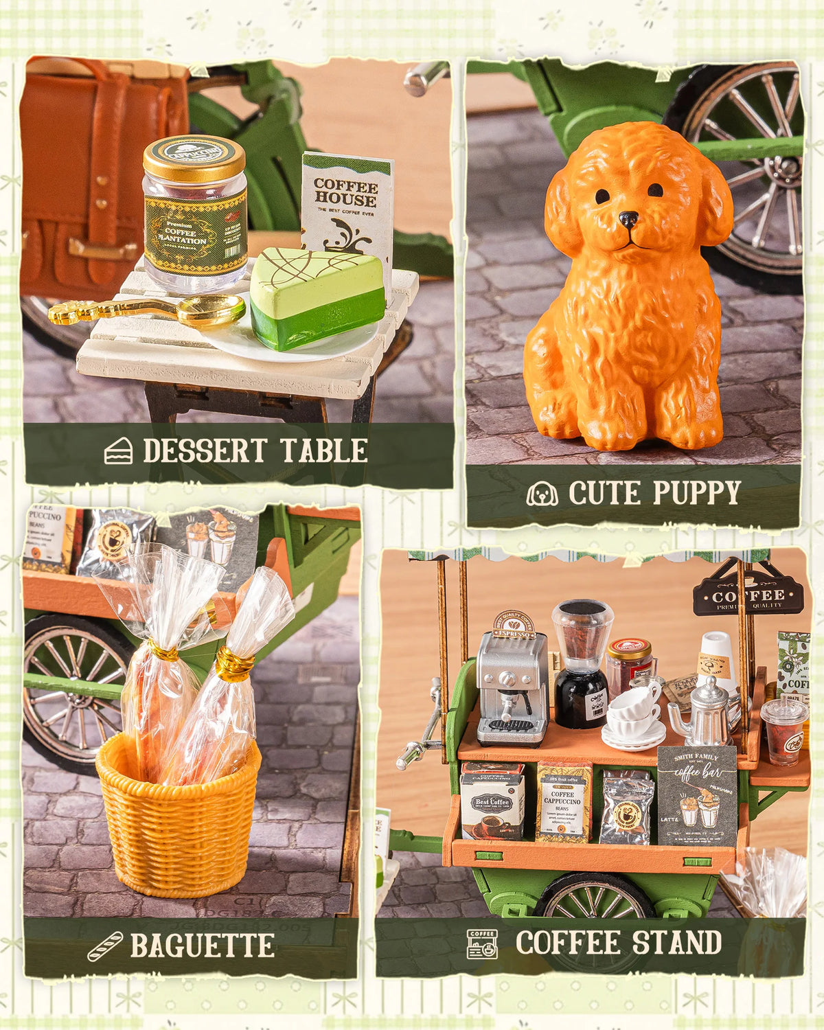 Rolife Wooden 3D Puzzle DIY Miniature House Kit Vienna