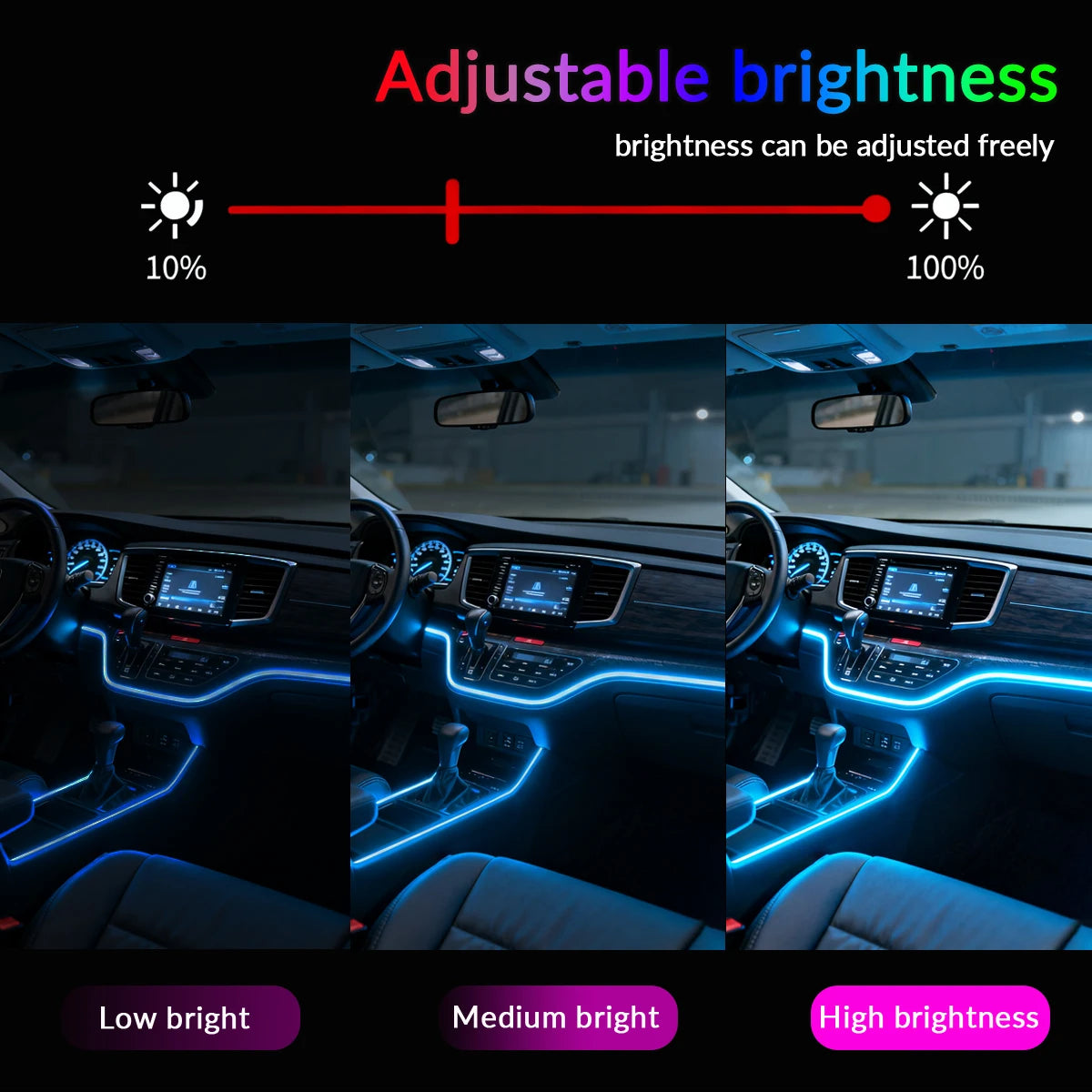 Symphony Ambient Lights Car RGB App Control LED Interior