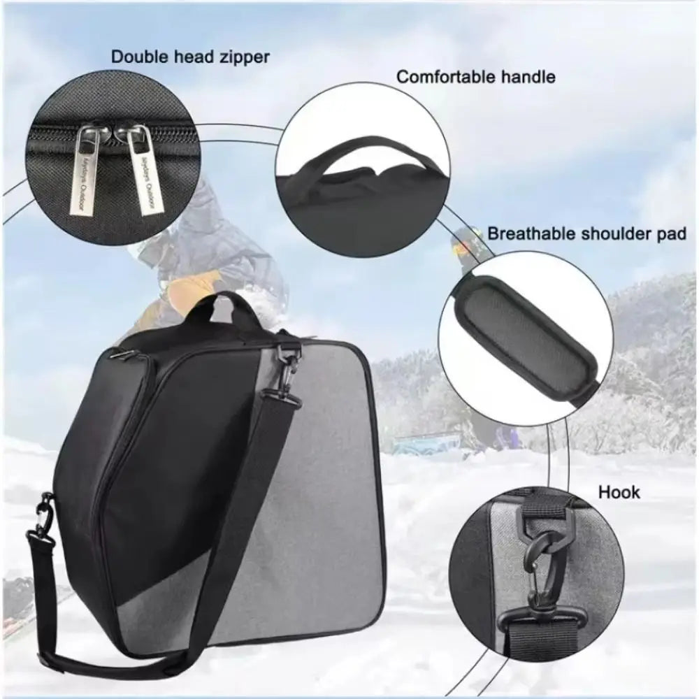 Waterproof Ski Boot Bag Winter Snow Oxford Cloth Snowboarding
