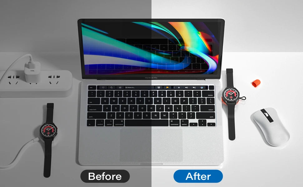 USB C Portable Watch Magnetic Wireless Charger For Apple Watch Ultra 2 3 4 5 6 7 8 9 SE Samsung Galaxy 6 Classic 5 Pro 4 Active