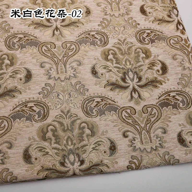 Jacquard Chenille Sofa Fabric European Style High Precision for Upholstery Home Decor Drapery Covers By Meters