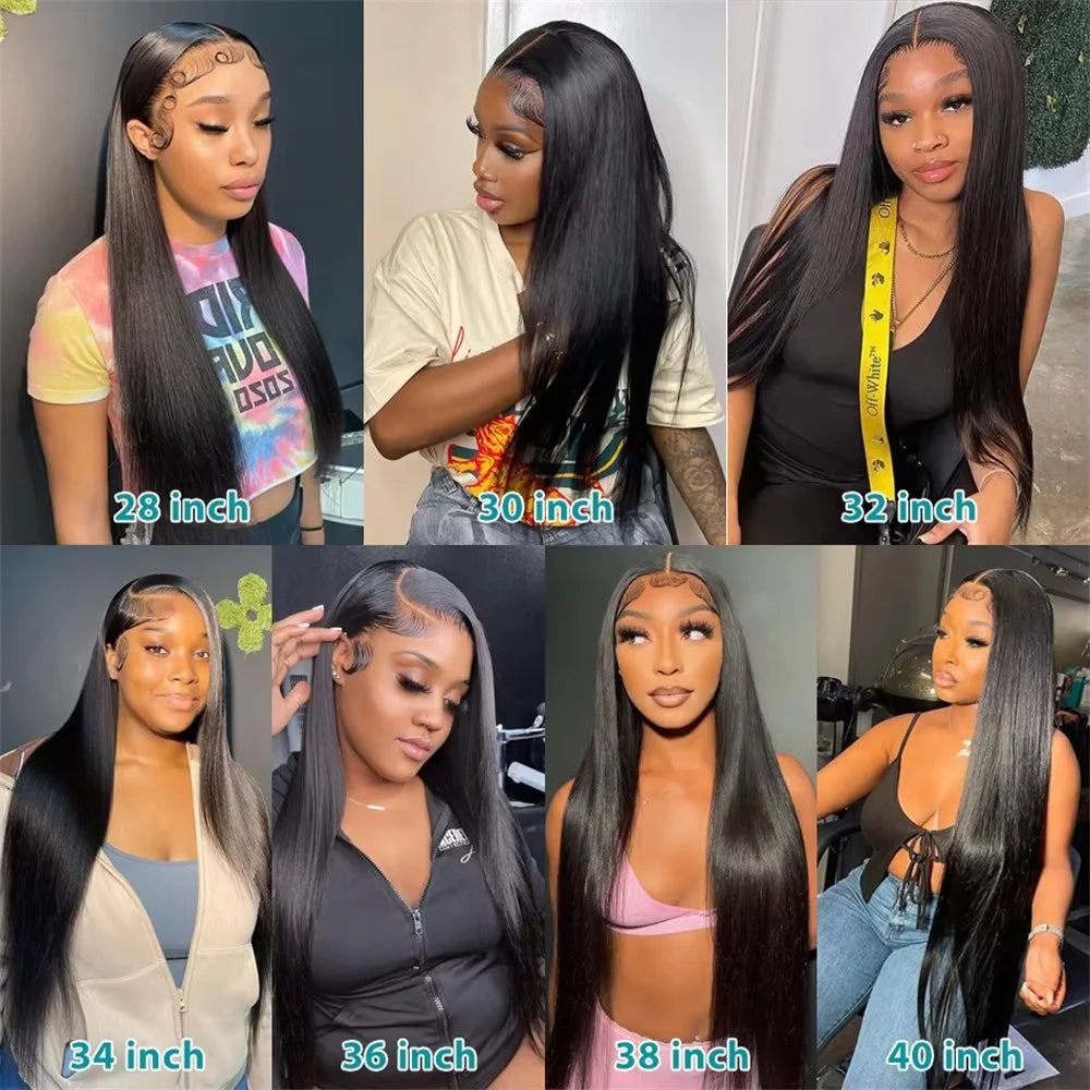 Bone Straight 20 30 40 Inches Long Women Hair